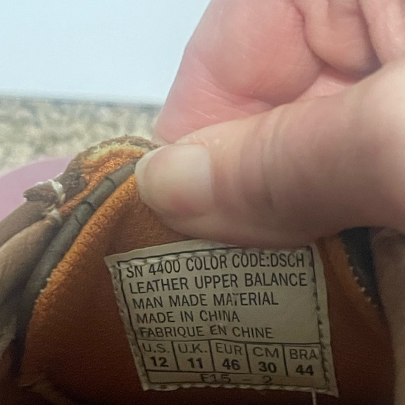 Men's Brown Leather Sneakers - Picture 6 of 6